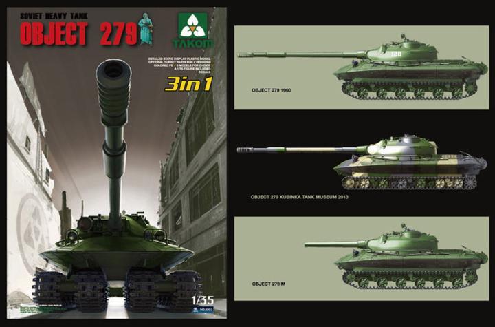 Immagine prodotto Takom Carro armato pesante sovietico Oggetto 279 3in1