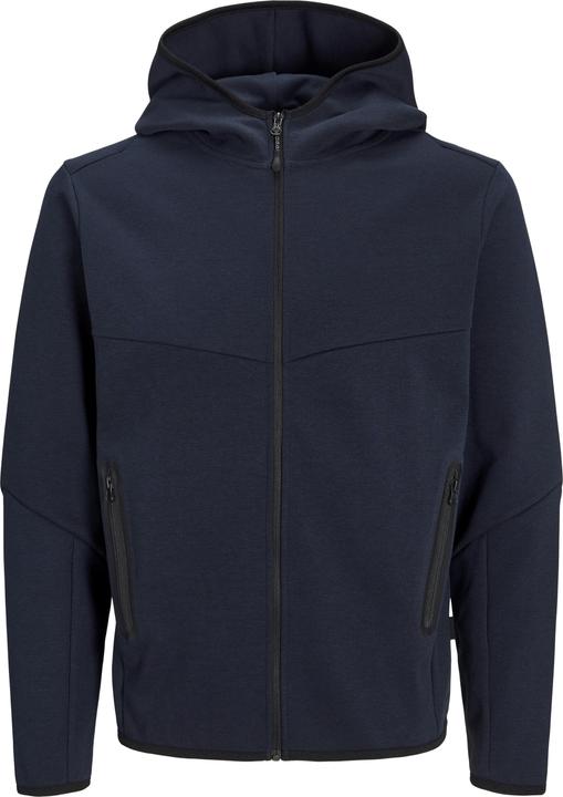 Jack & Jones Einfarbig Kapuzenpullover mit Reissverschluss Kapuzenjacke