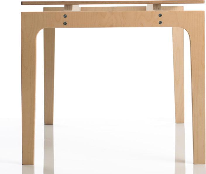 Actual product image Sirch Children's table small Olek birch white (Kids table)