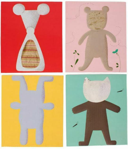 Actual product image Djeco Sticker collage