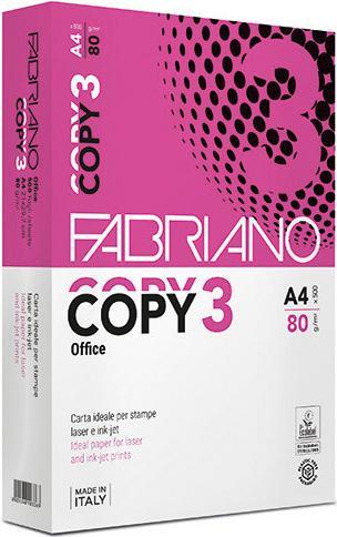 Produktbild NoName Ramette de 500 feuilles Papier Fabriano Copy 3 A4 (Blanc) (80 g/m², A4)