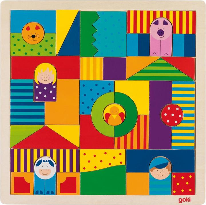 Produktbild Goki Holz Bauernhof Puzzle