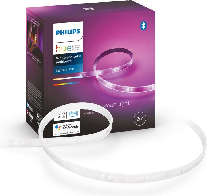Philips Hue Lightstrip Plus (RGBW, 200 cm, Interno)