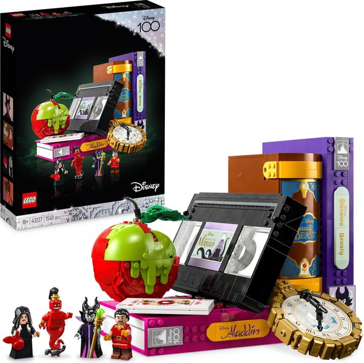Image du produit LEGO Cassette vidéo Disney Classic 43227 (43227, LEGO Disney, LEGO difficiles à trouver)