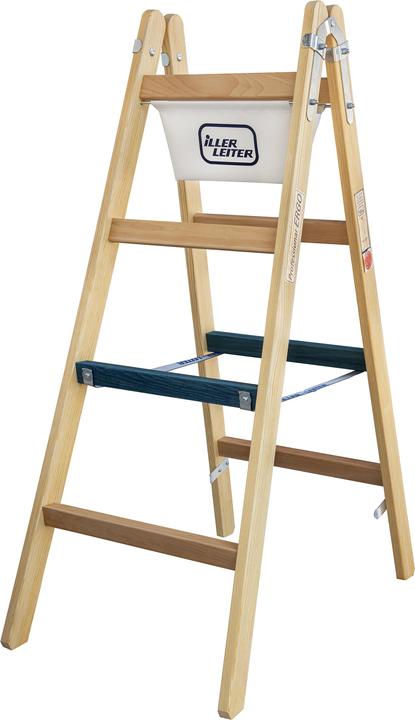 Actual product image Iller Wide rung stepladder Professional ERGO 2x4 Spr (Scaffolding, 125 cm)