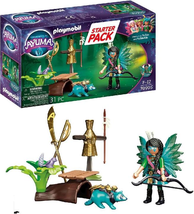 Playmobil Starter Pack Knight Fairy mit Waschbär (70905, Playmobil Ayuma)