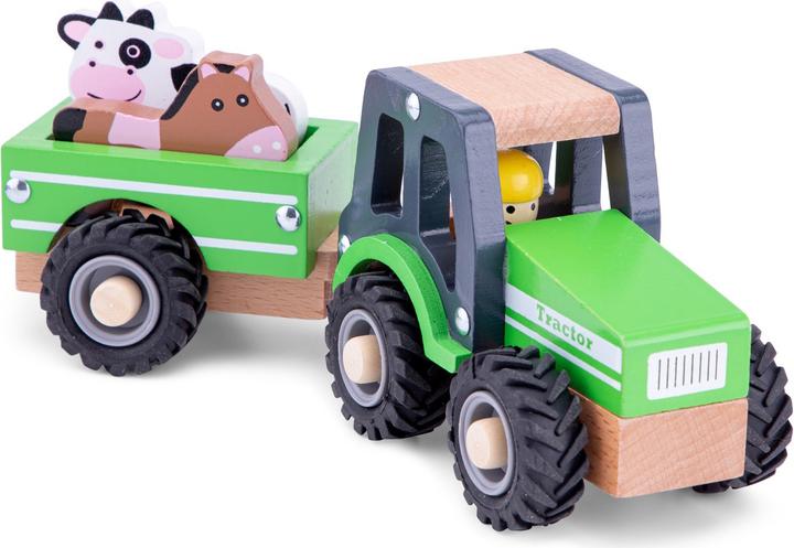 Immagine prodotto New Classic Toys Trattore con rimorchio - Animali