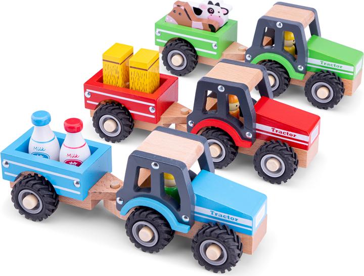 Immagine prodotto New Classic Toys Trattore con rimorchio - Animali