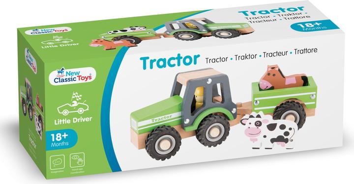 Immagine prodotto New Classic Toys Trattore con rimorchio - Animali