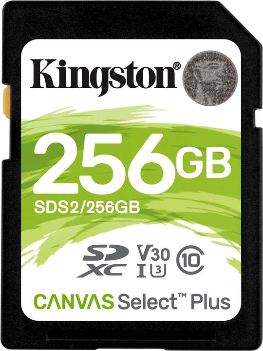 Kingston Canvas Select Plus (256 GB, SDXC, U3, UHS-I)