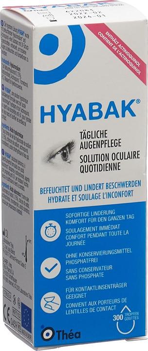 Produktbild Théa Hyabak (10 ml, Hyabak Tropfen, 10 ml)