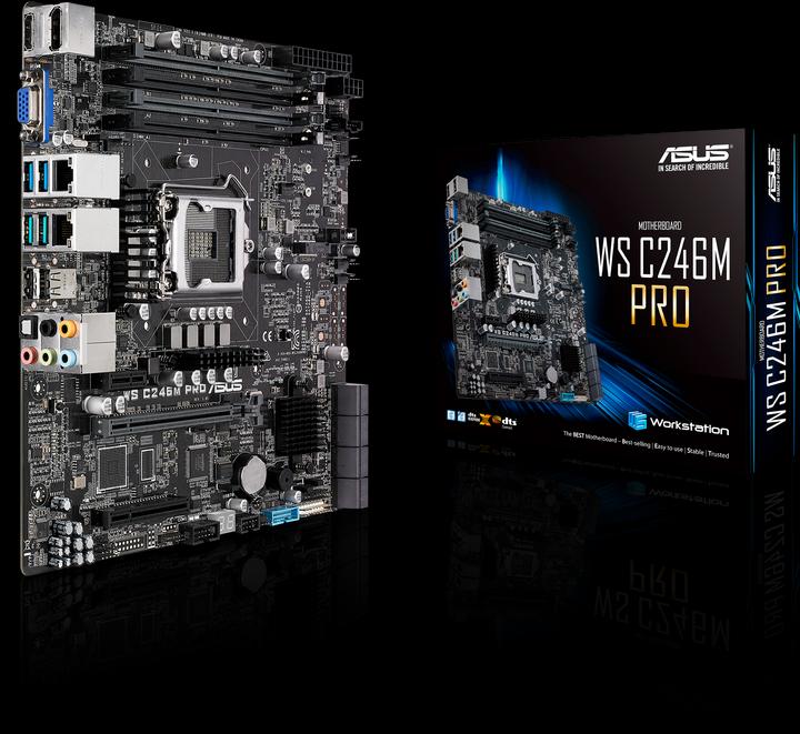 Produktbild ASUS C246M PRO (LGA 1151, Intel C246, mATX)