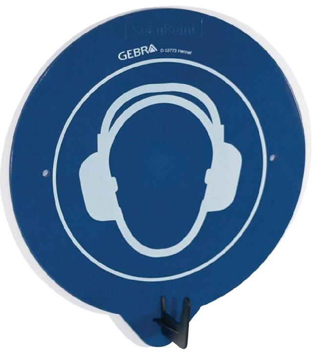 Produktbild Gebra SecuPoint Wandhaken Gehörschutz tragen (Gehörschutz Ersatzpolster)