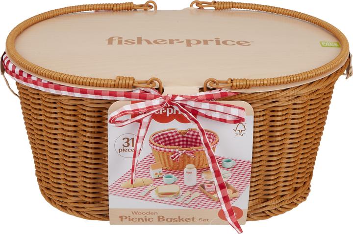 Actual product image Fisher-Price Wooden picnic basket set