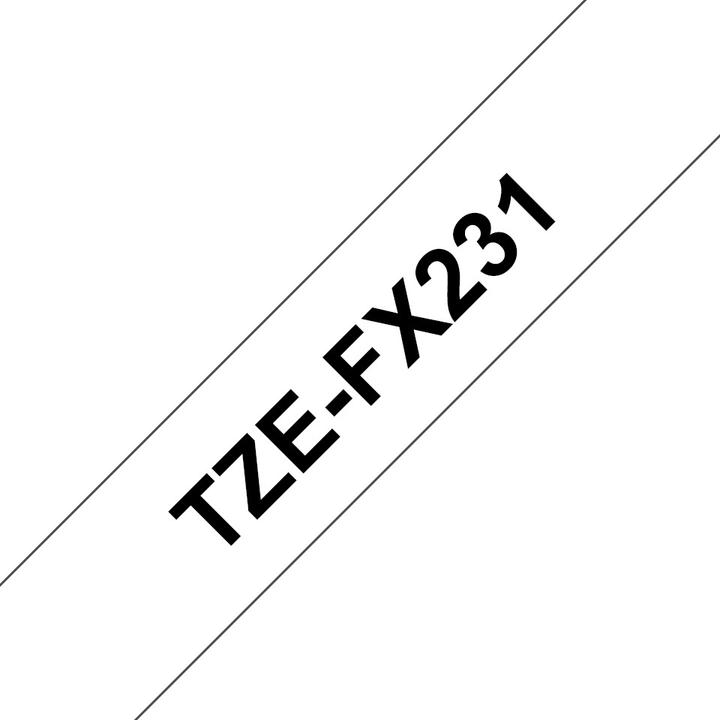 Produktbild Brother Tze-Fx231 (1.20 cm, Schwarz)