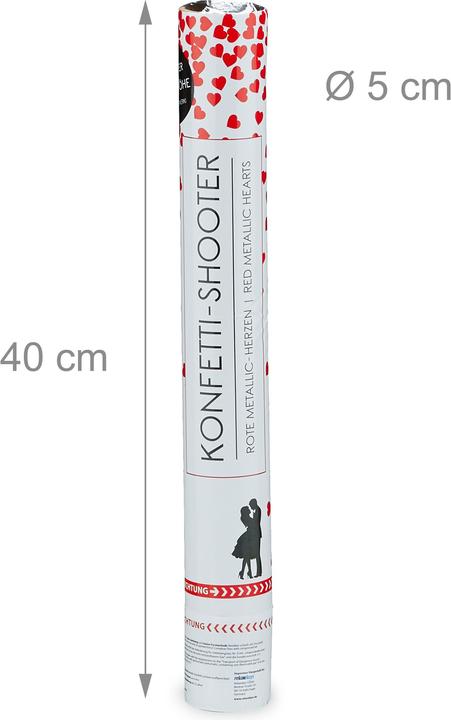 Actual product image Relaxdays 12x party popper