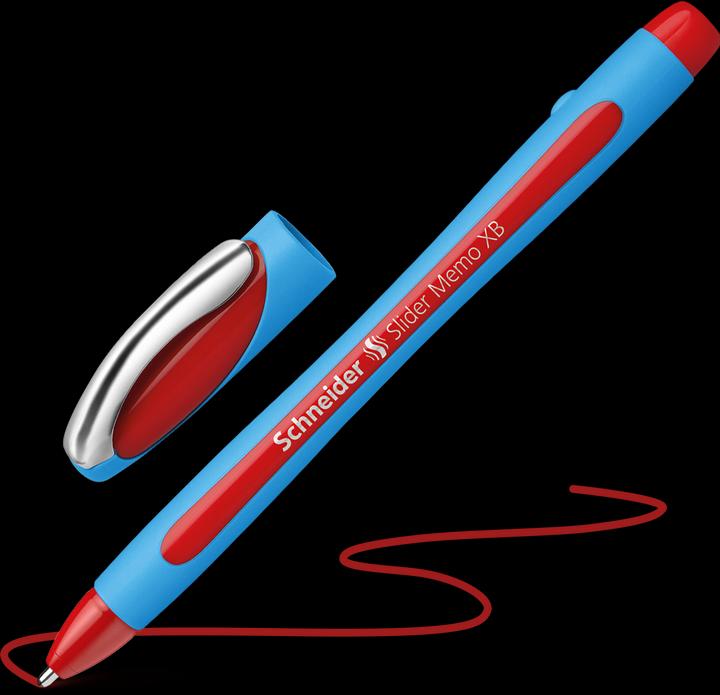 Produktbild Schneider Kugelschreiber Slider Memo (Rot, Blau, 1 x)