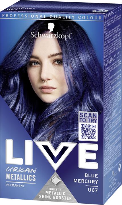 Schwarzkopf Live Urban Metallics (U67 Blue Mercury)