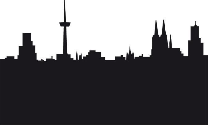Image du produit Trenddeko Cologne Skyline (90 x 54 cm)