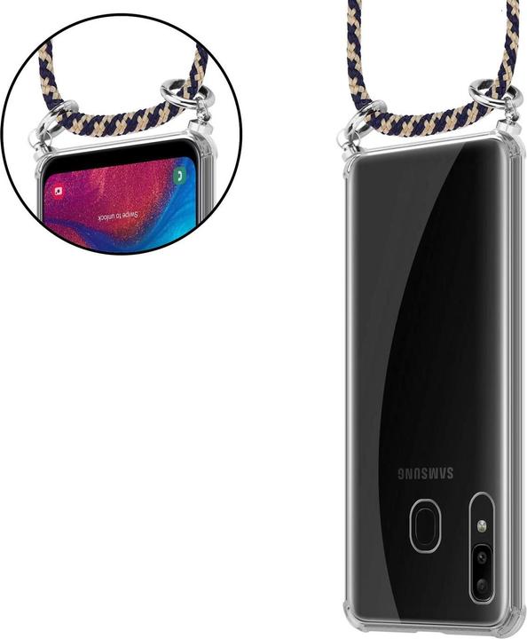 Produktbild Cadorabo TPU Handy Kette SILBER Cover