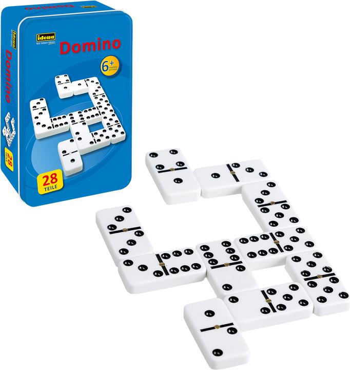 Immagine prodotto Idena Gioco del domino in scatola di metallo (Tedesco)