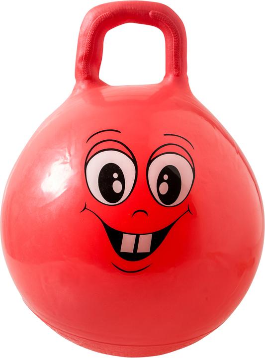 Idena Sprungball rot Happy Face, Ø 45-50cm