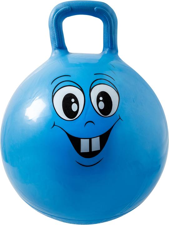 Actual product image Idena Bouncy ball blue Happy Face, Ø 45-50cm