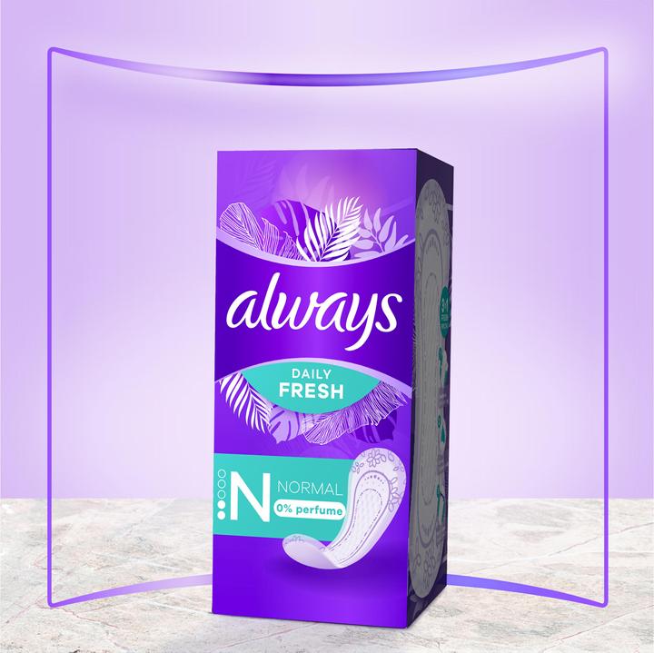 Produktbild Always Daily Fresh 0 % (56 x, Slipeinlagen)