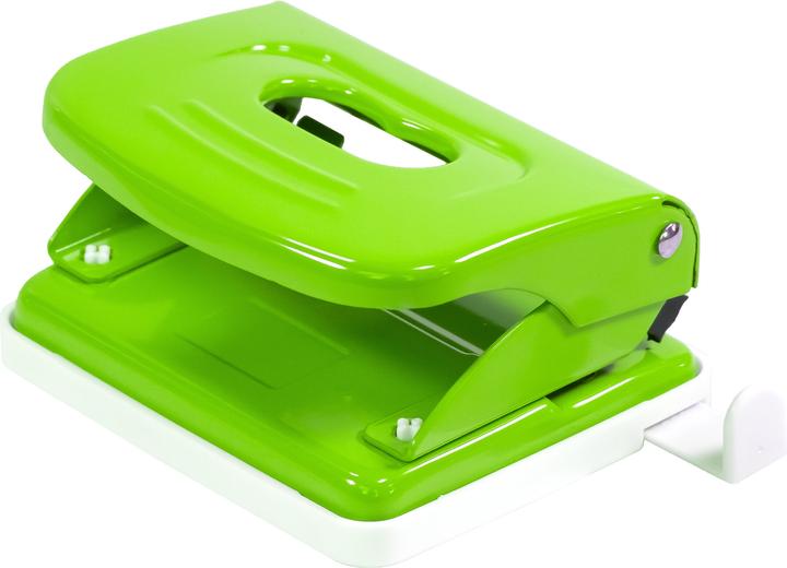 Actual product image Idena Metal hole punch green for 20 sheets