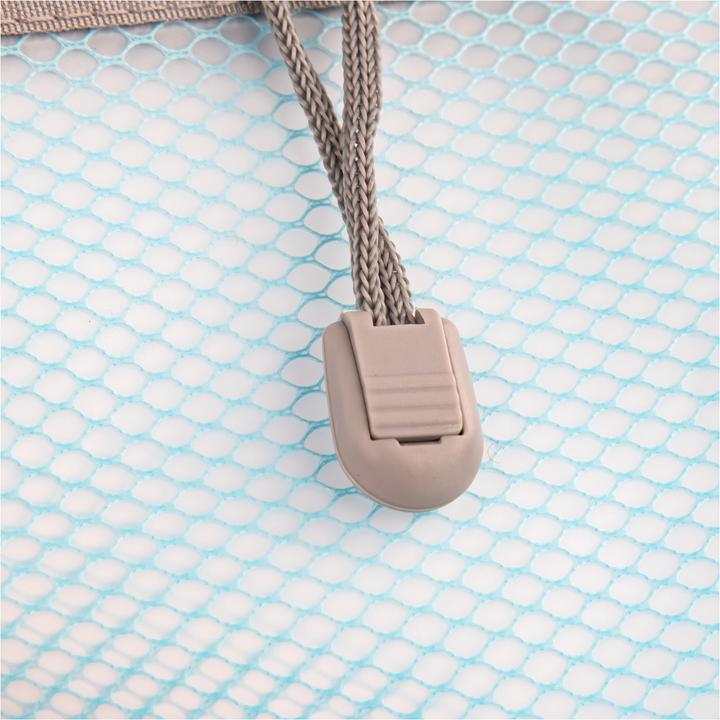 Produktbild Idena Reissverschlusstasche A4 Mesh blau (A4, 1 x)