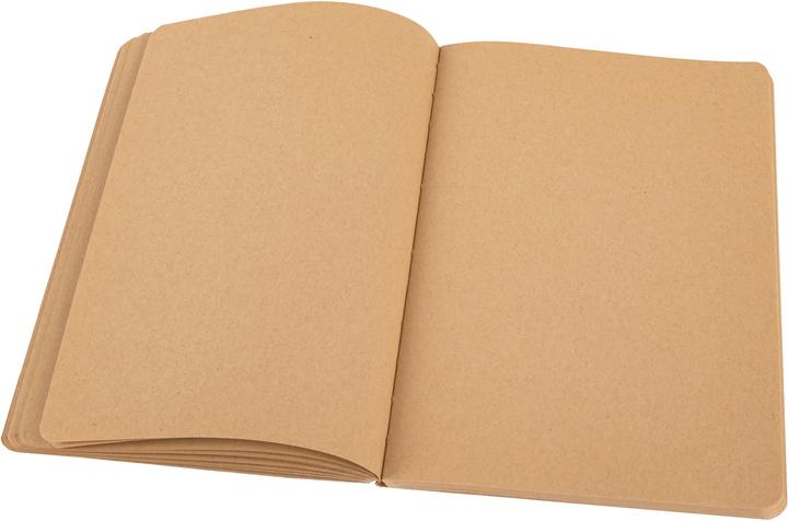 Image du produit Idena Carnet de notes liège vierge 192 feuilles 20x14cm (14 x 20 cm, Blanc, Couverture rigide)