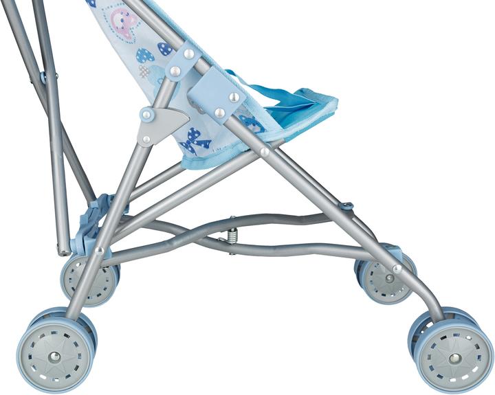 Actual product image Idena Doll buggy blue foldable