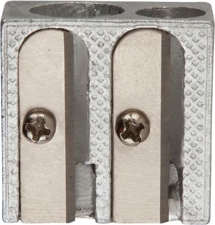Actual product image Idena Double sharpener wedge shape metal