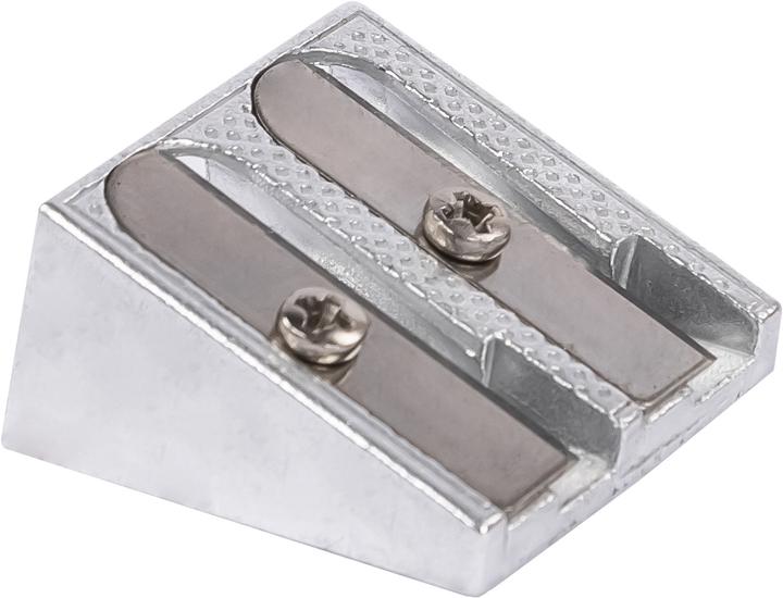 Actual product image Idena Double sharpener wedge shape metal