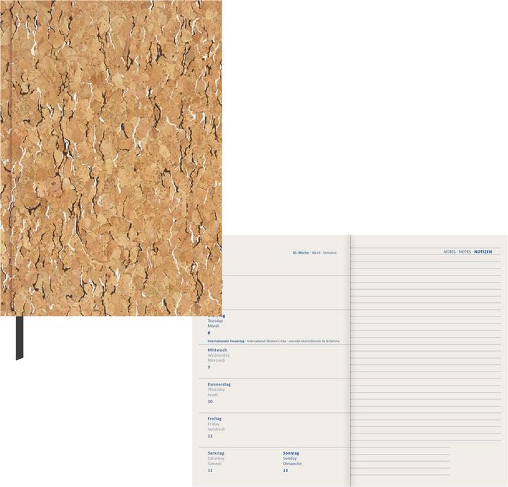 Image du produit Idena Agenda A5 2023 Liège FSC-Mixte (A5, Allemand)