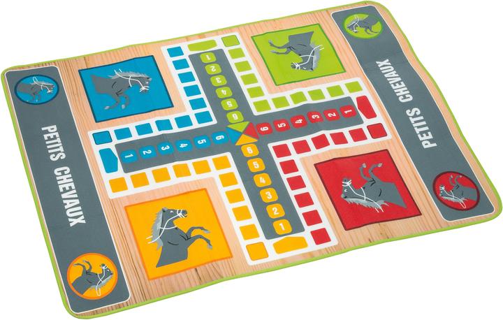Idena Spielteppich Ludo 130x93cm (130 x 93 cm)