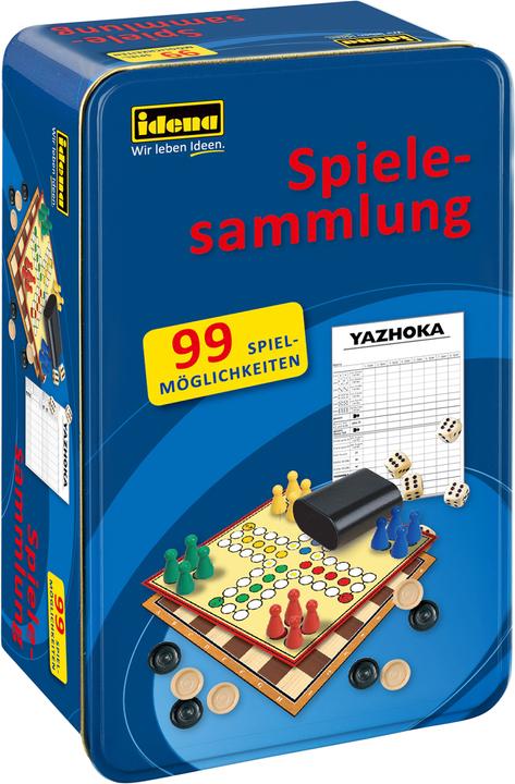 Productafbeelding Idena Spelcollectie 99 spellen Blikken doos (Duits)