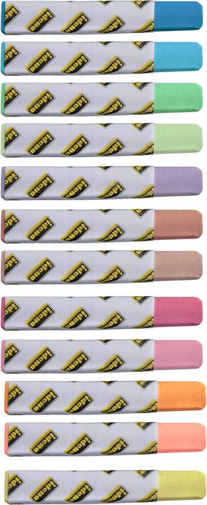 Actual product image Idena Blackboard chalk coloured 12s (Multicoloured, 12 x)
