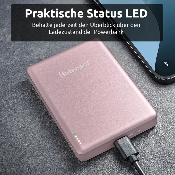 Immagine prodotto Intenso Magn. Wireless Powerbank MW10000 10000 mAh Rosé (10000 mAh, 20 W)