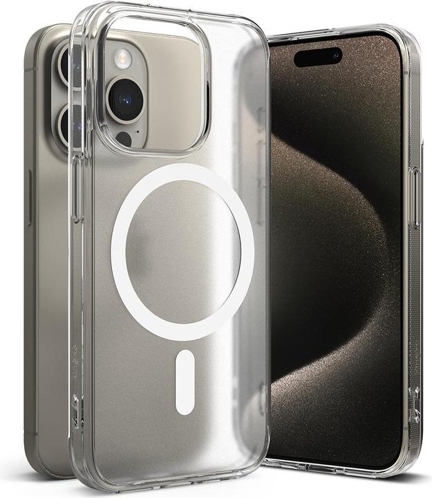 Actual product image Ringke iPhone 15 Pro Case Fusion Magnetic Matte Clear (Apple iPhone 15 Pro)