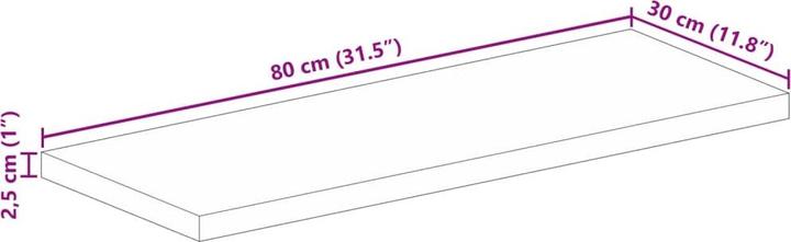 Actual product image VidaXL Keilani (80 x 30 x 2.5 cm)