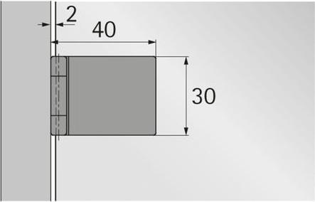Produktbild Hettich Glastürscharniere ET 5150 Z