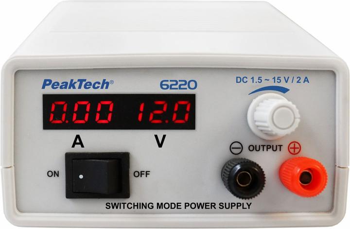 Immagine prodotto Peaktech P 6220 Mini-alimentatore switching