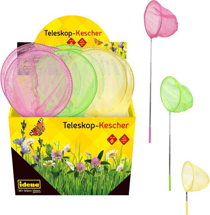 Produktbild Idena Teleskop Kescher Ø 20cm x 83cm, 3 Farben