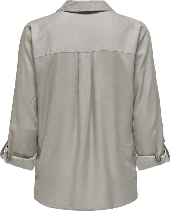 Image du produit JdY Coupe ample Col chemise Manches retroussées Manches volumineuses Chemise Top (M)