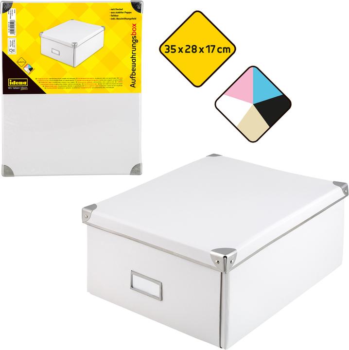Produktbild Idena Box weiss 35x28x17cm FSC-Rec