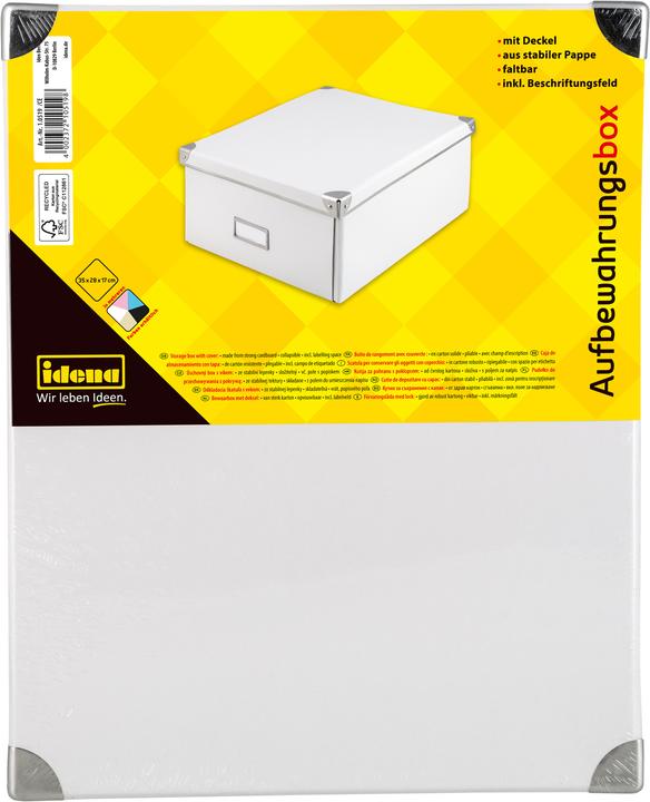Produktbild Idena Box weiss 35x28x17cm FSC-Rec