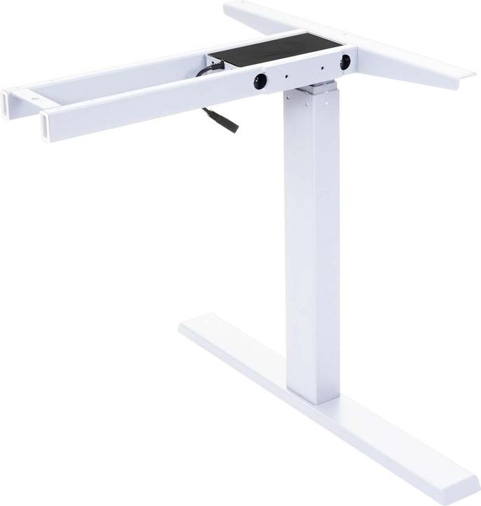 Produktbild Swisshandel24 Gestell, variables Tischgestell für Eck-Schreibtisch, elektrisch höhenverstellbar Memory 45kg - weis