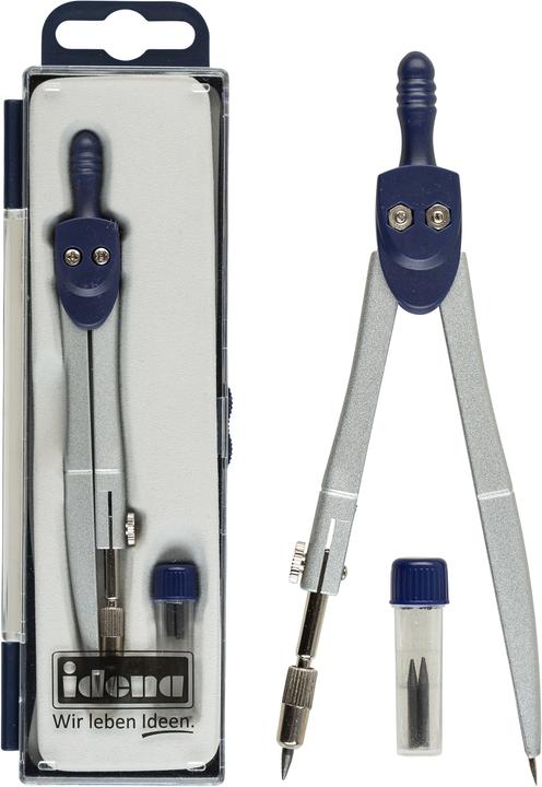 Image du produit Idena Compas d'école bleu argent