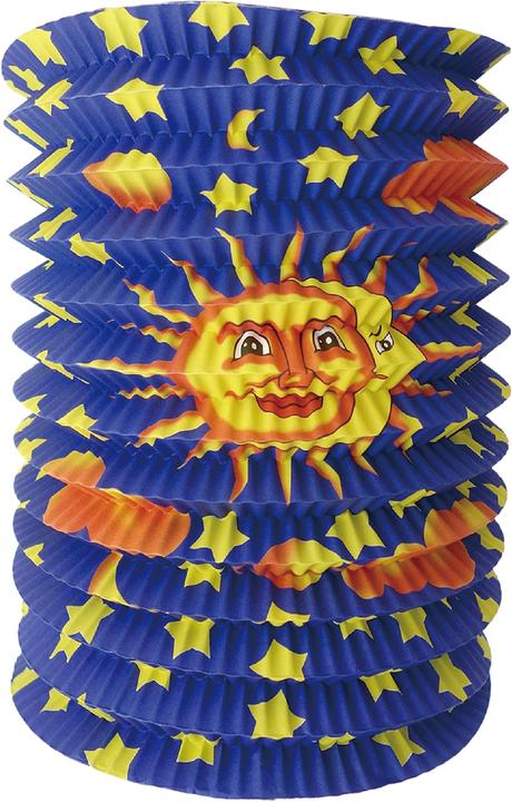 Idena Zuglaterne Sonne Mond D16x24cm FSC-Mix